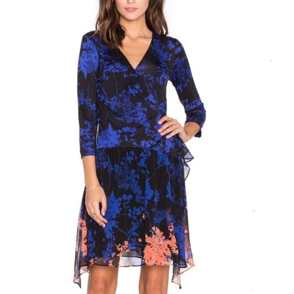 Diane Von Furstenberg Riviera Floral Wrap Dress